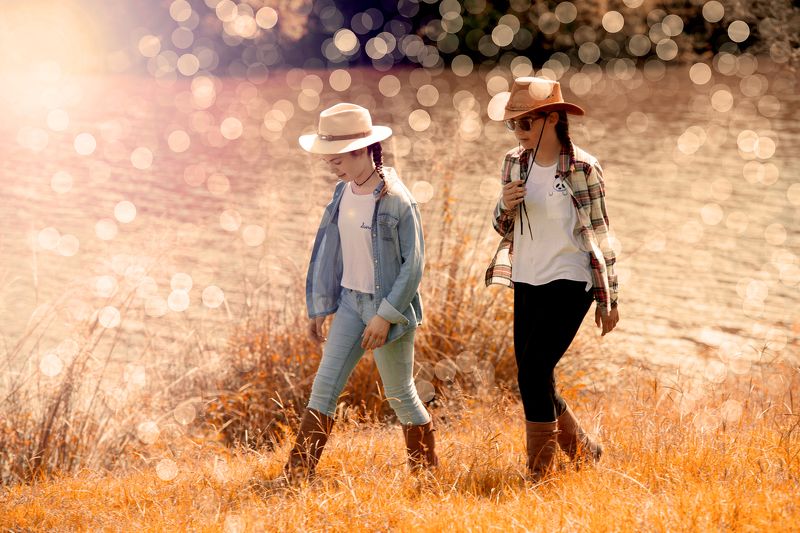 Autumn,bokeh,sesion,nature,girl,country Primas фото превью