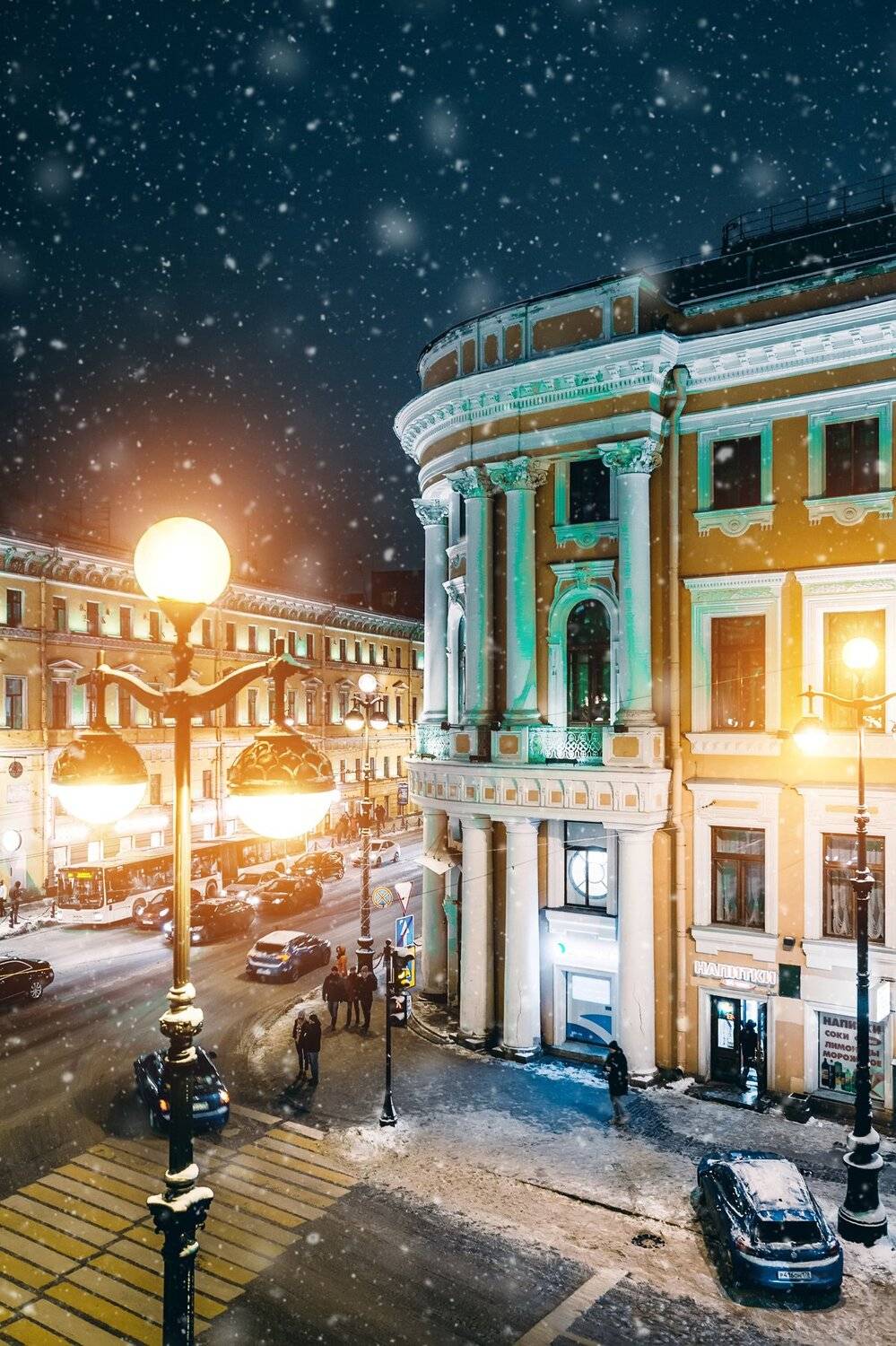 winter, russia, snow, спб, зима, снег, city, sky, небо, город, Андрей Михайлов