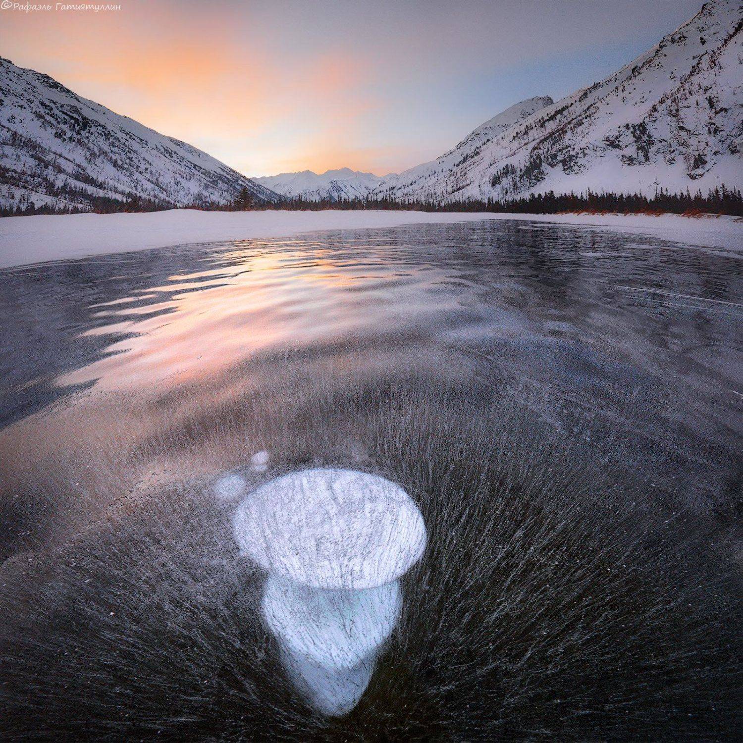 республика алтай, горный алтай, горы, мульта, озеро, зима, Рафаэль Гатиятуллин
