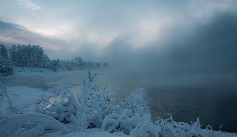 Ангара зимняя фото превью