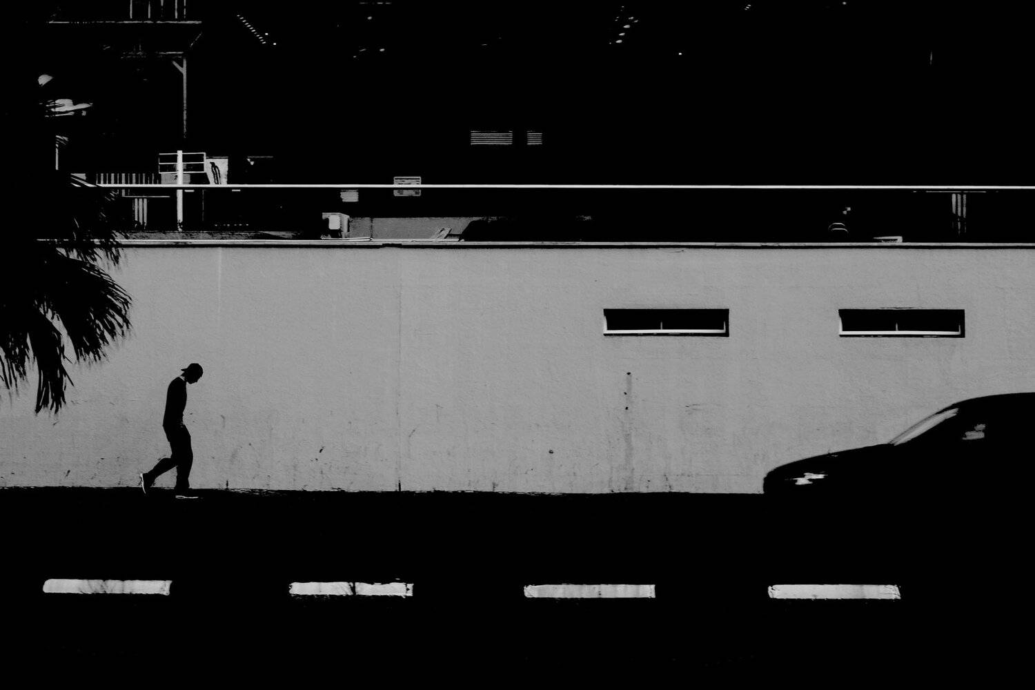 silhouette street black&white, vladimir algazin