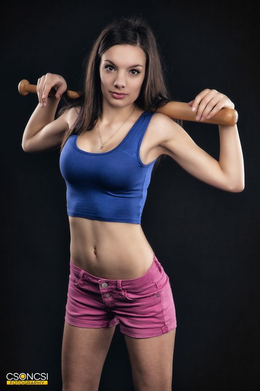 girl, sport, portrait, long hair, Nóra фото превью
