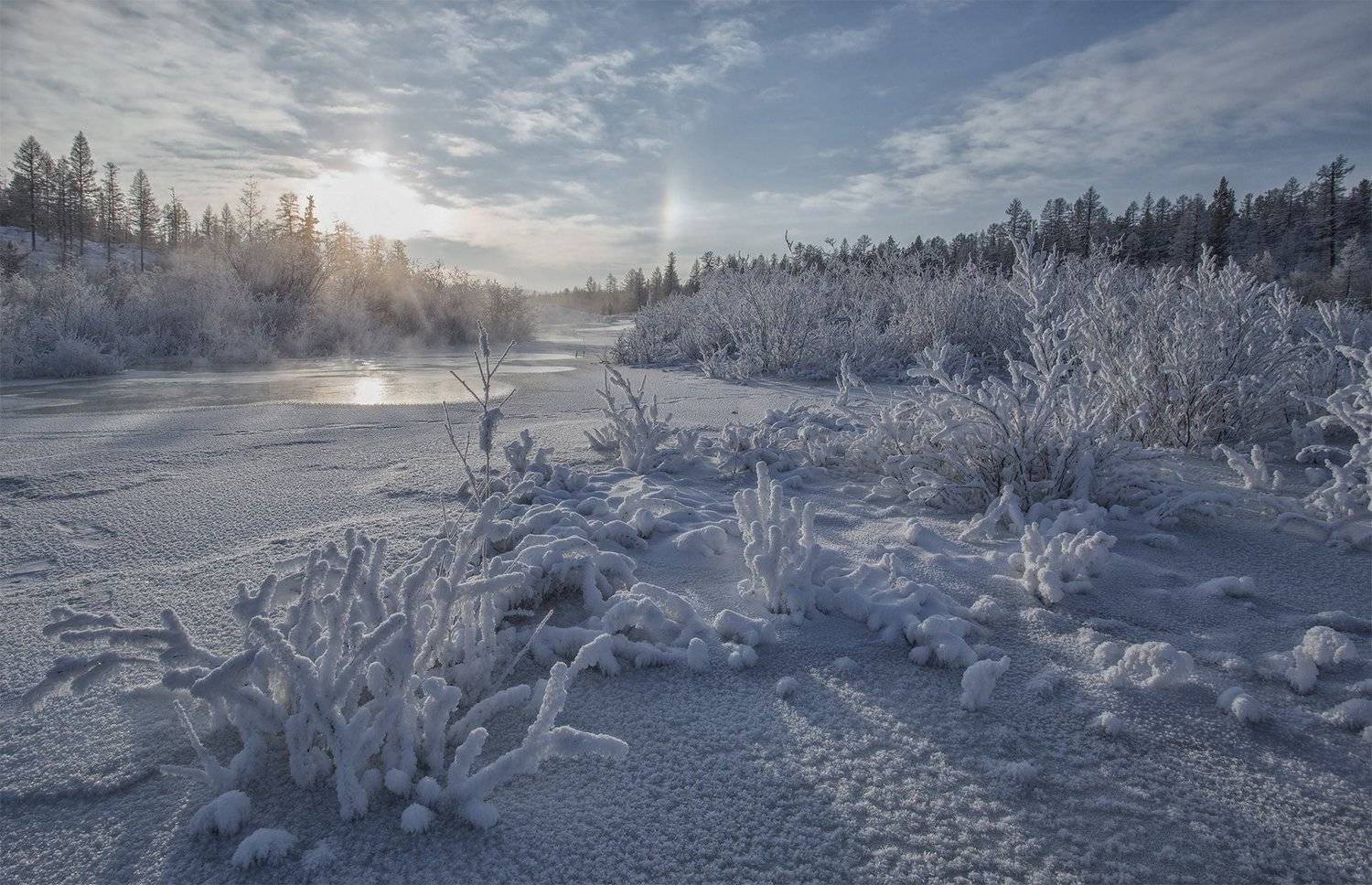 зима, декабрь, якутия, нерюнгри, Евгения Левина