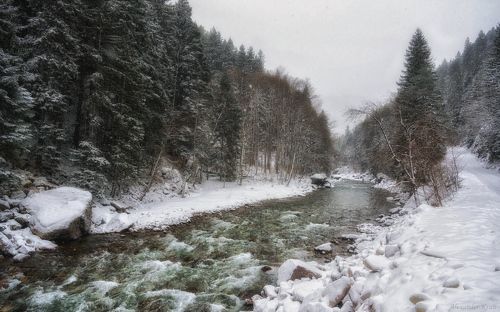 Зима на Большой Лабе...