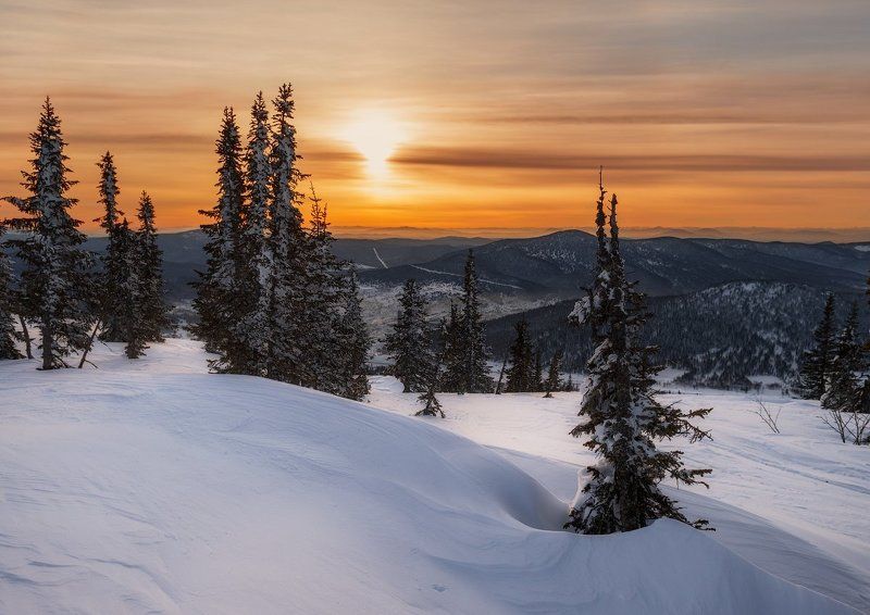 Шерегешский рассвет фото превью