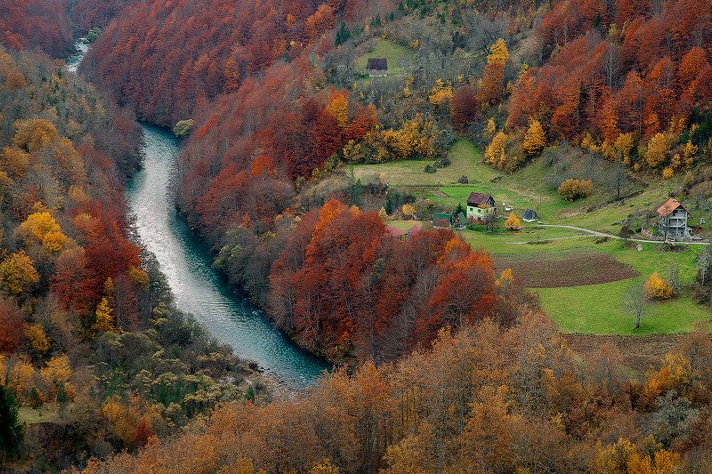 природа, черногория, путешествие, популярное, очень, река, каньон, жабляк, европа, пейзаж Tara river фото превью