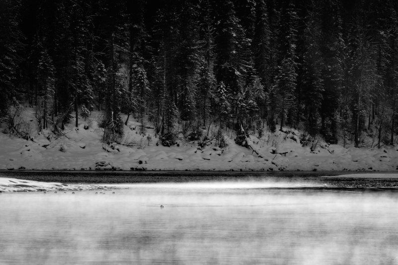 Артыбаш, Горный Алтай, Зима, Озеро Телецкое, Республика алтай \