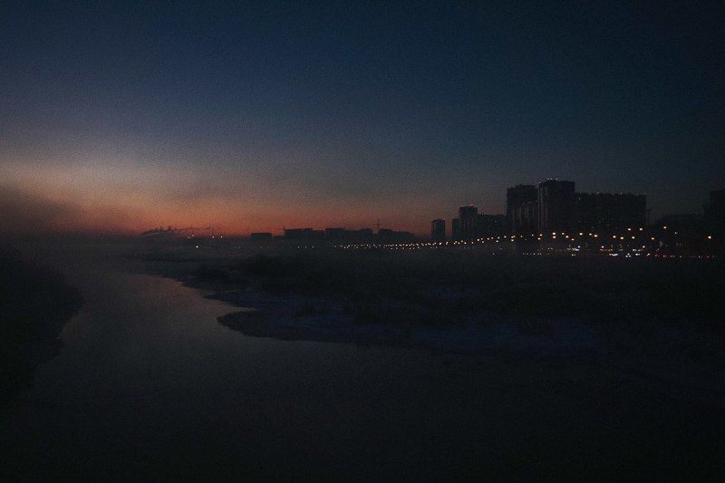 Ночной город фото превью