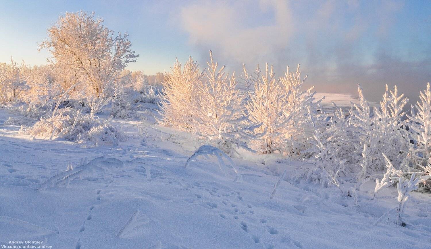 дубна, пейзаж, зима, рассвет, canon, Андрей Олонцев