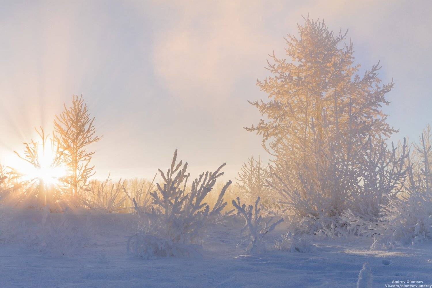 дубна, пейзаж, зима, рассвет, canon, Андрей Олонцев