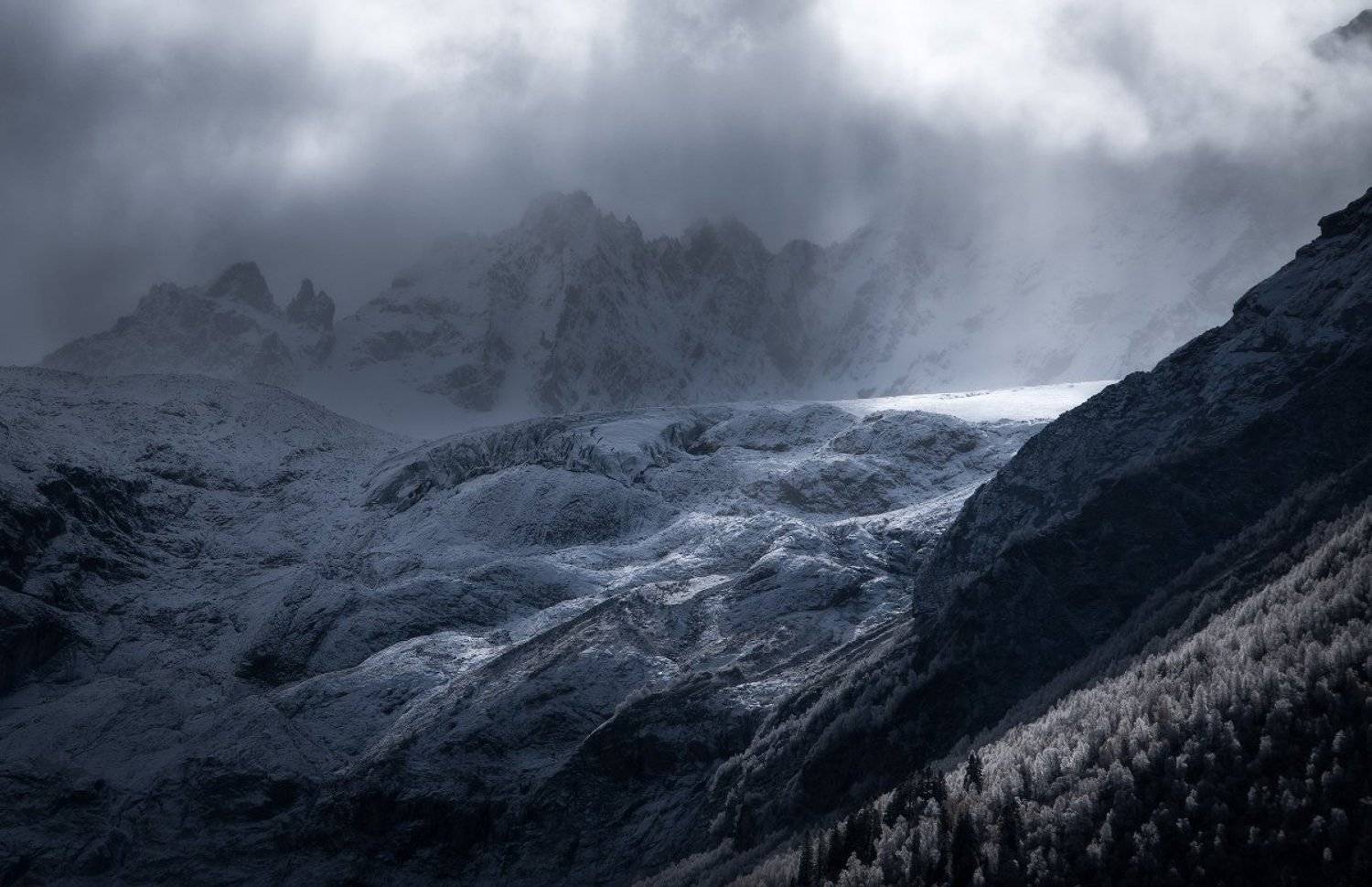 горы, ледник, архыз, кчр, софийская долина, кавказ, Николай Степаненко