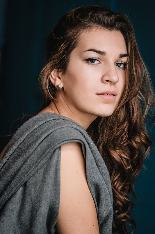 девушка портрет модель студия annromanovska girl portrait beautiful model Natalie фото превью