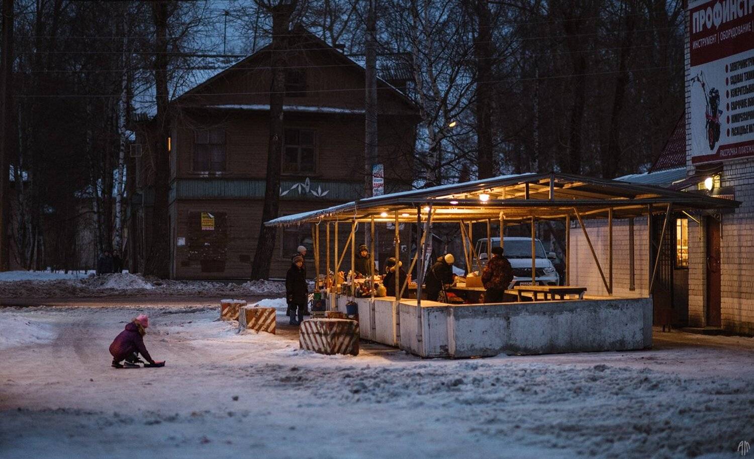 уличное,городской пейзаж, северодвинск, Александр Малафеевский