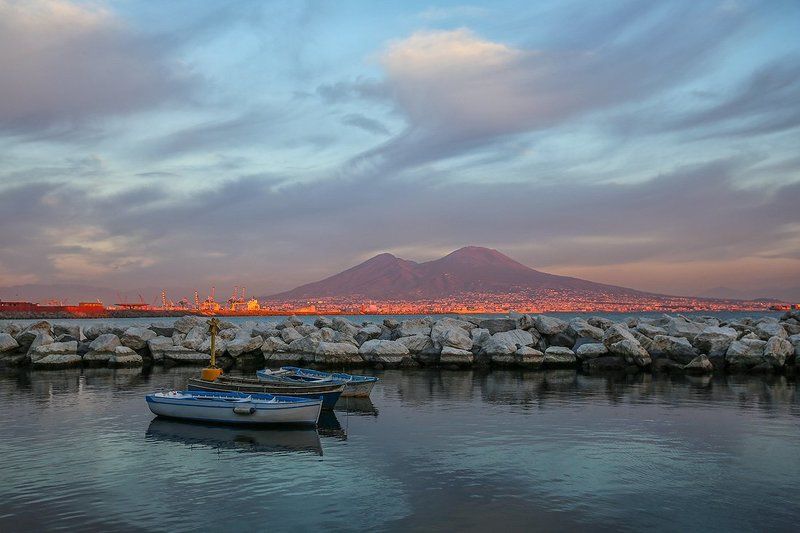 Закат в Неаполе фото превью