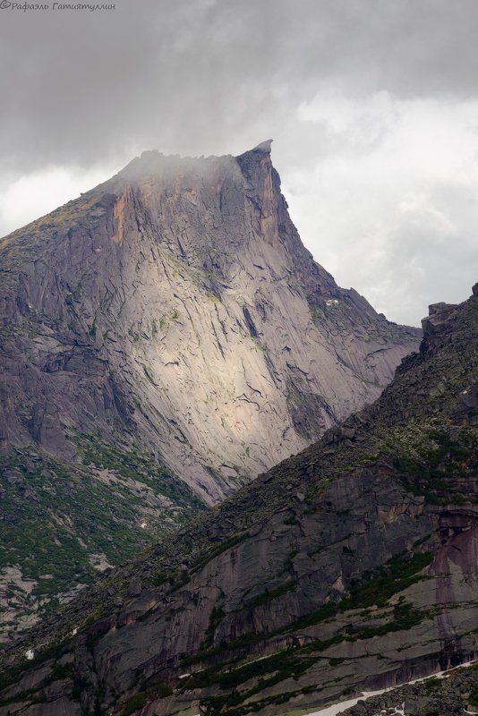 Горы, Западные Саяны, Красноярский край, Лето, Национальный парк Ергаки, Туман \