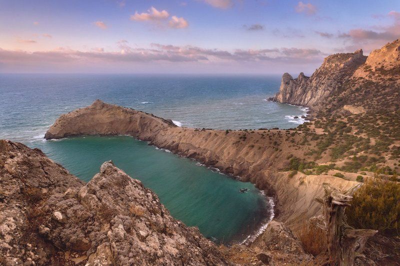 крым, коба-кая, новый свет, крым зимой, море Новый Свет фото превью