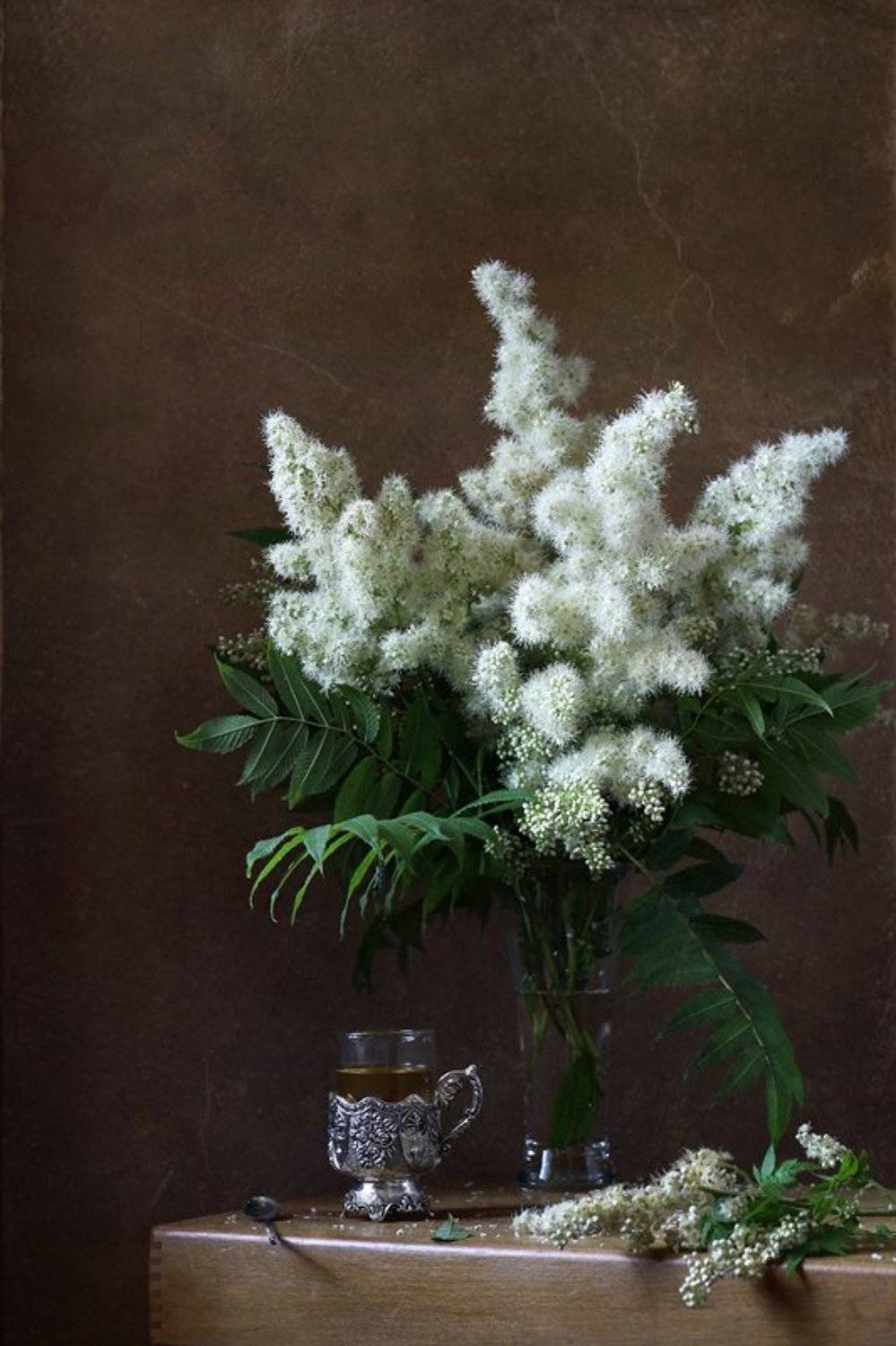 натюрморт, цветы, рябинник, Курочкина Диана