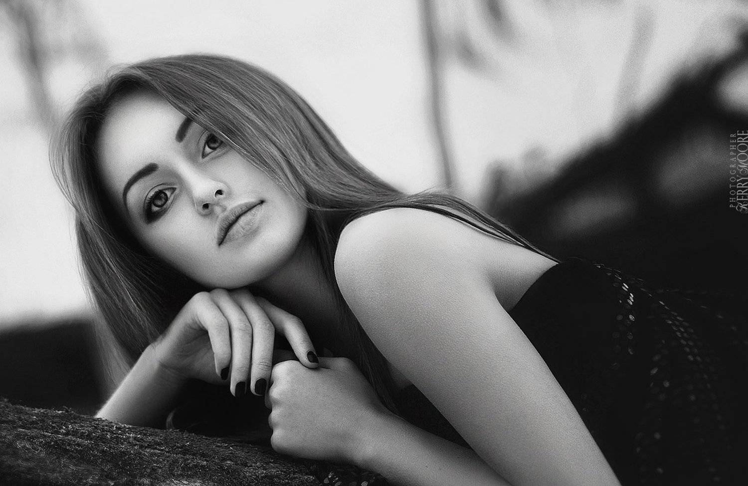 portarit, girl, style, портрет, blackandwhite, Kerry Moore