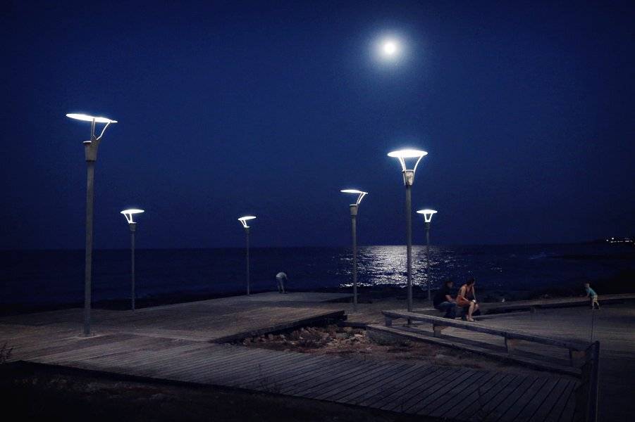 кипр, фамагуста, отдых, вечер, море, остров, ночь, луна, семья, прогулка, путешествие, Сергей Гойшик