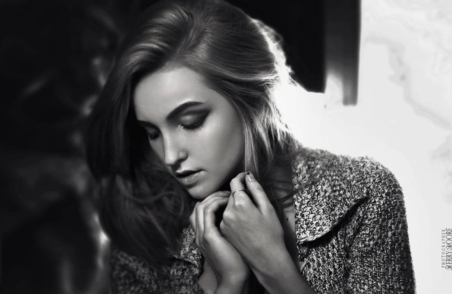 portarit, girl, style, портрет, blackandwhite, natural light, evening, Kerry Moore