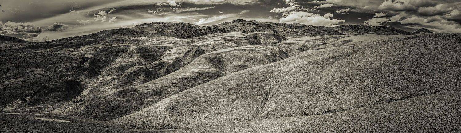 алтай, красные, горки, холмы, глина, сухая, земля, облака, небо. панорама, горы, путешествие, Игорь Токарев