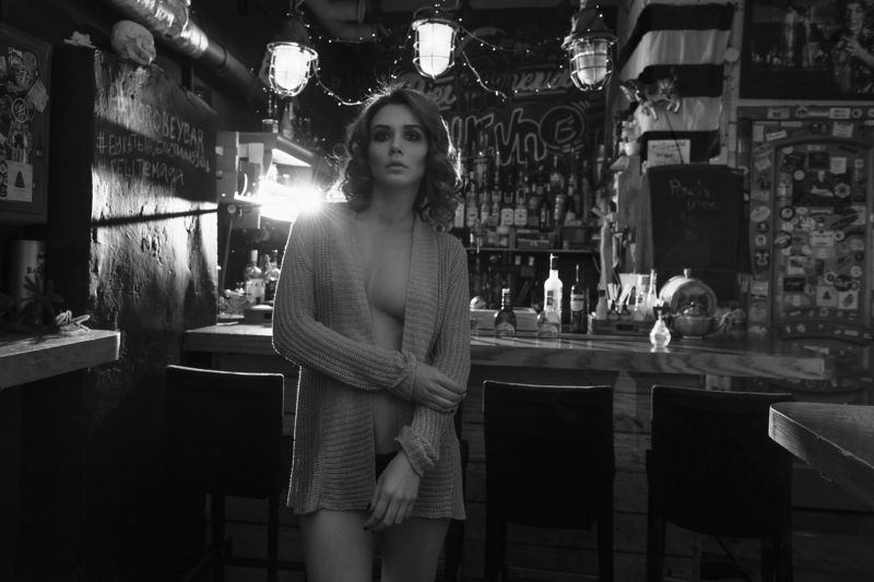 девушка, бар, вечер, соблазн Настя фото превью