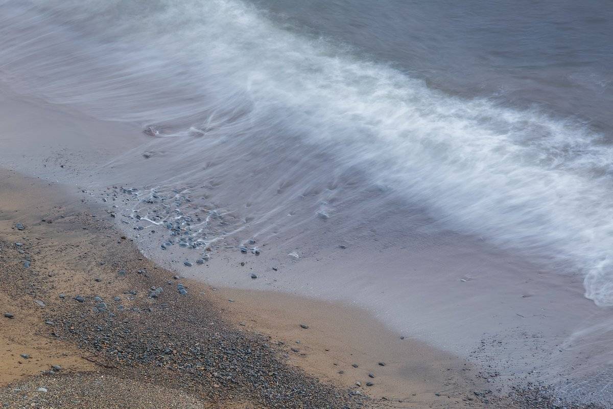 охотское море, колыма, прибой, сумерки, морской пейзаж, магадан, Кирилл Уютнов