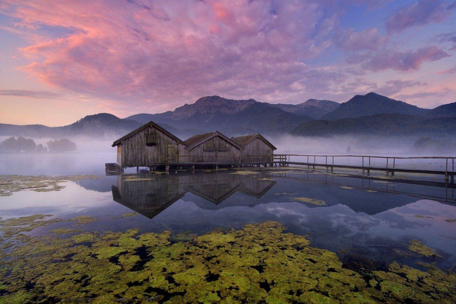 Germany, Bavaria, Bayern, Garmisch-Partenkirchen, Alpen, Alps, Kochelsee, morning, fog, europe, travel, beautiful, beautiful place,clouds, lake Kochel, Tomas Morkes