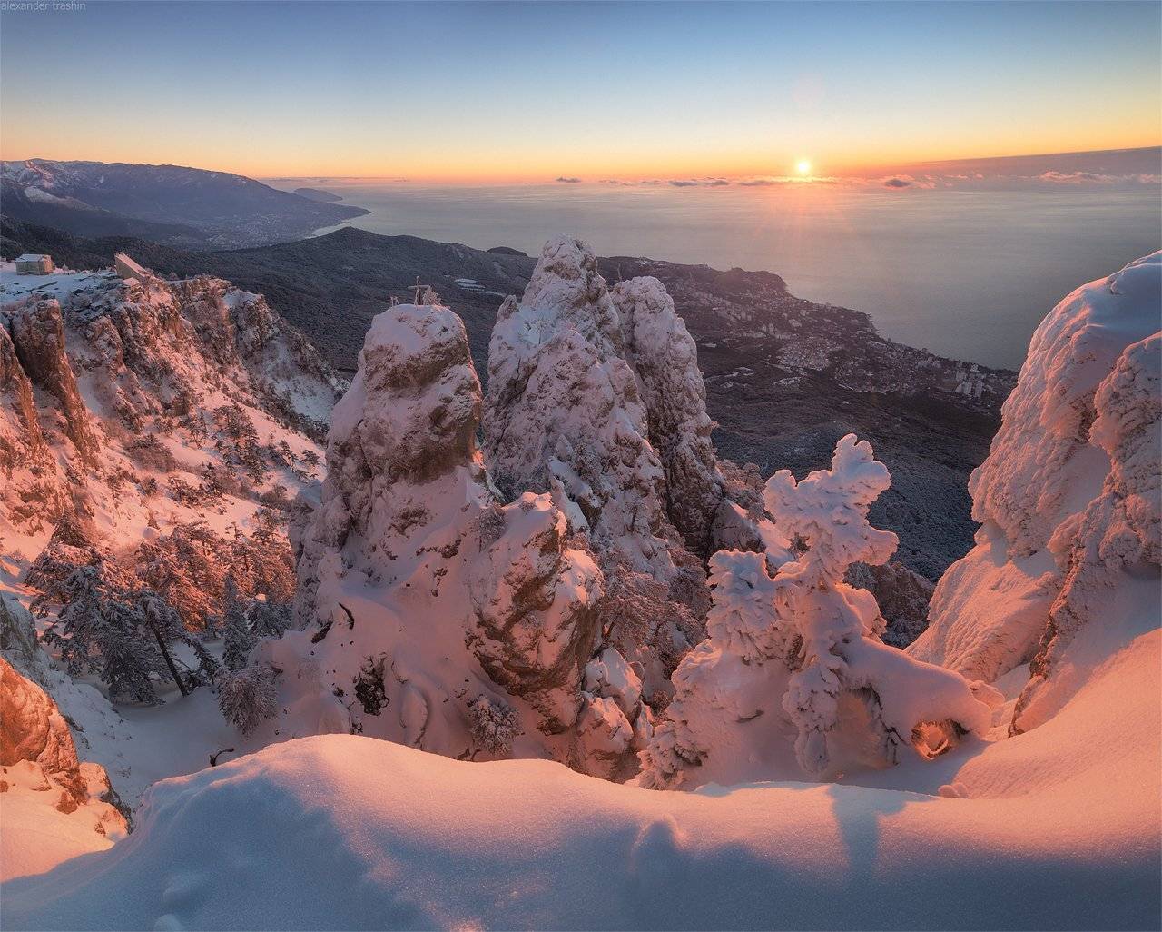 крым, ай-петри, восход, пейзаж, Александр Трашин
