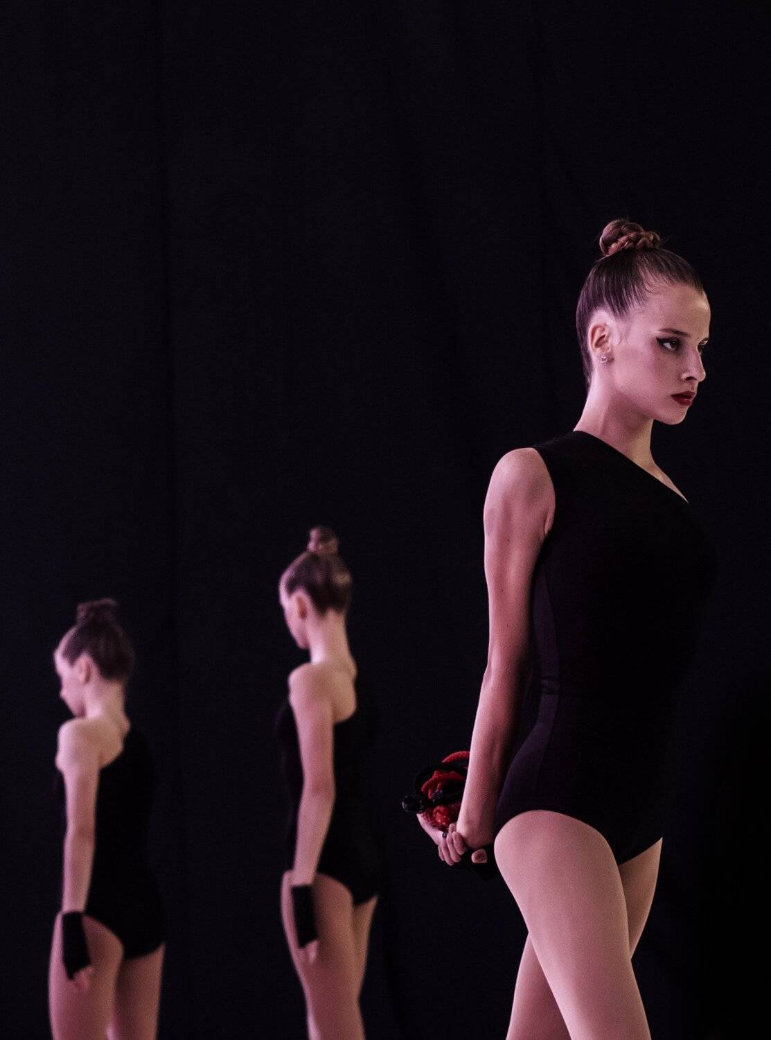 black, черный, спорт, девушка, гимнастика, гимнастки, Marya Neizvestnaya