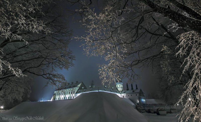 беларусь, несвиж, замок, дворец, архитектура, минск Зимняя сказка в Несвиже фото превью