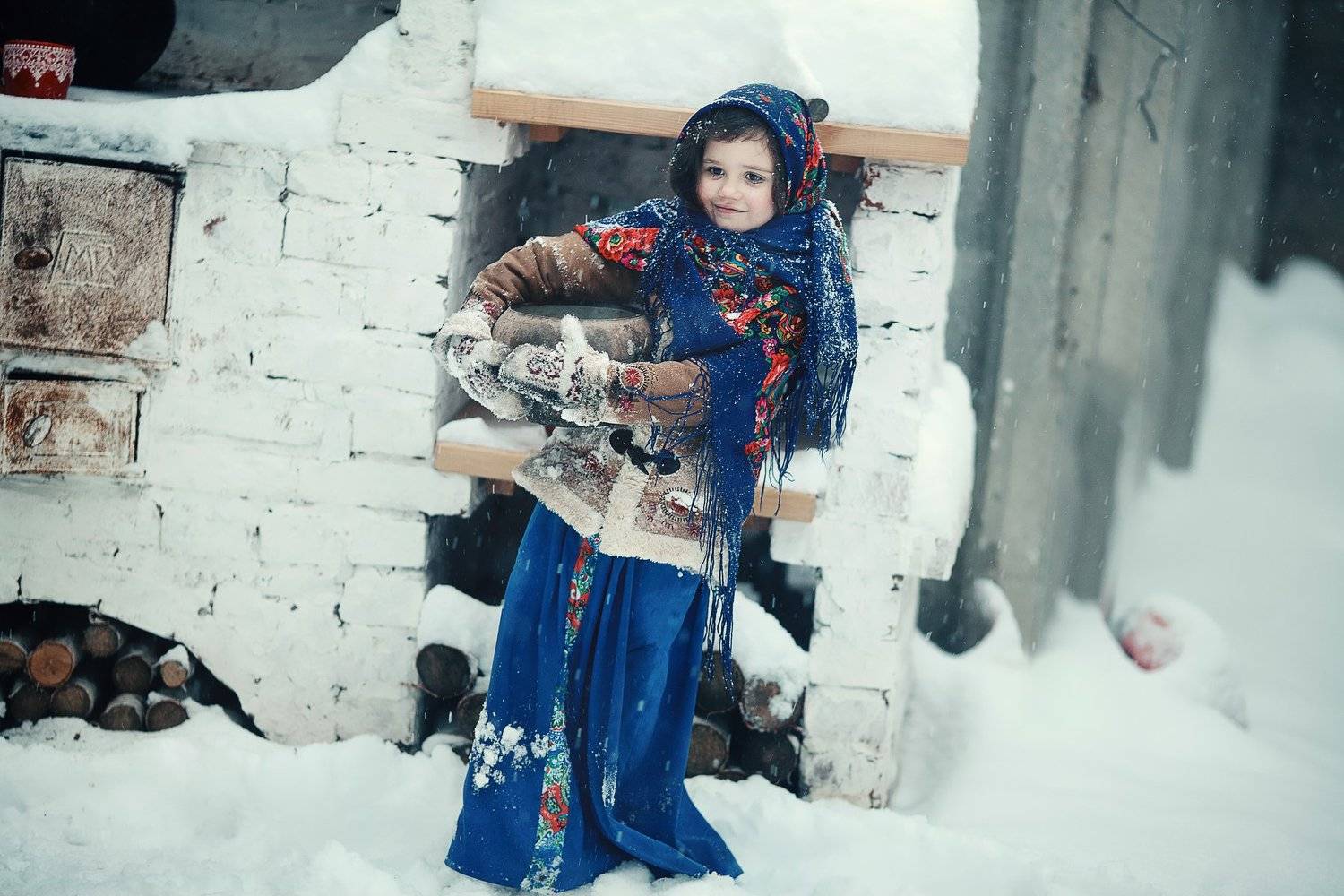 зима, снег, Наталья