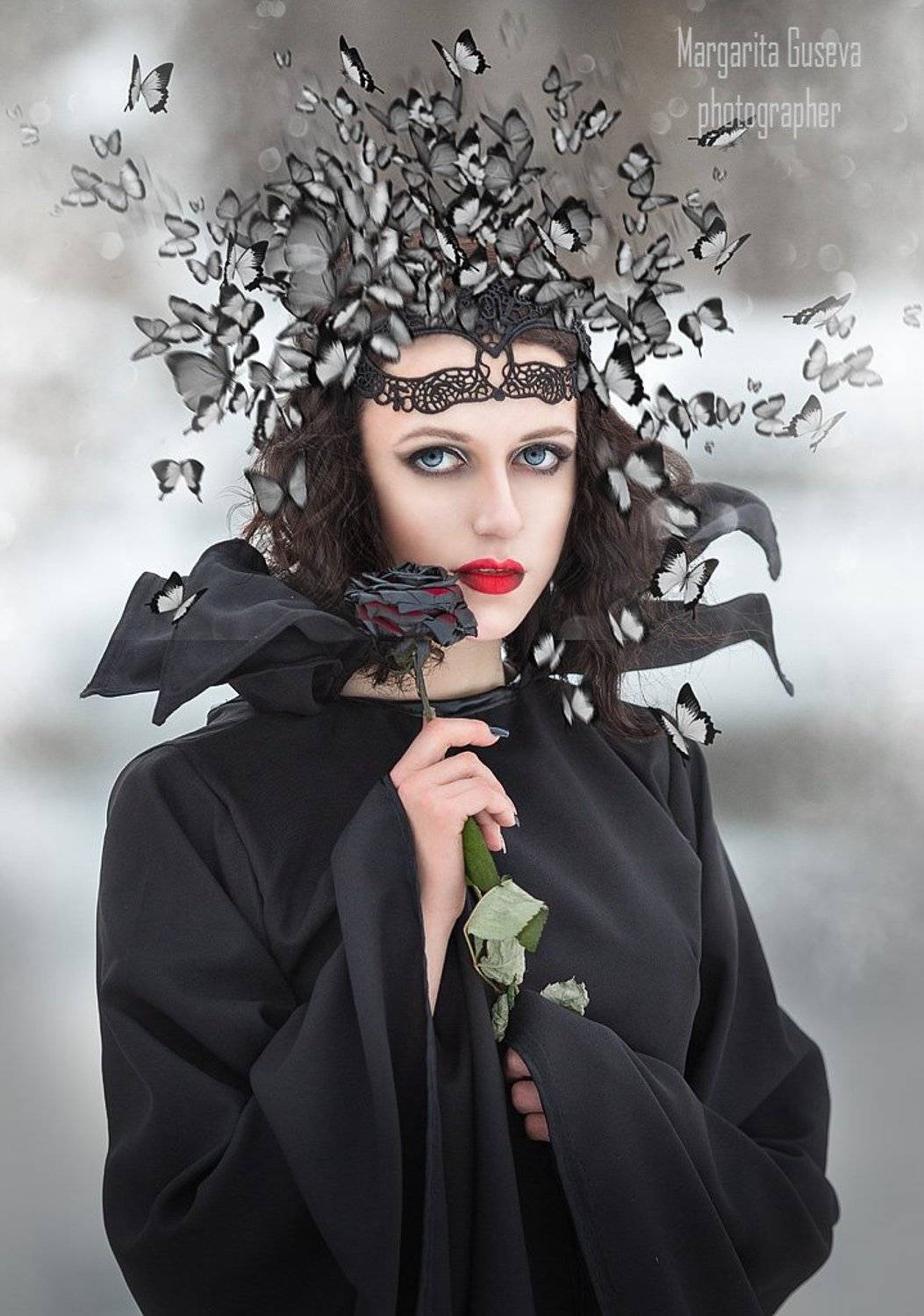 маргарита гусева, любовь, бабочки, черная роза, малифисента, love, Маргарита Гусева