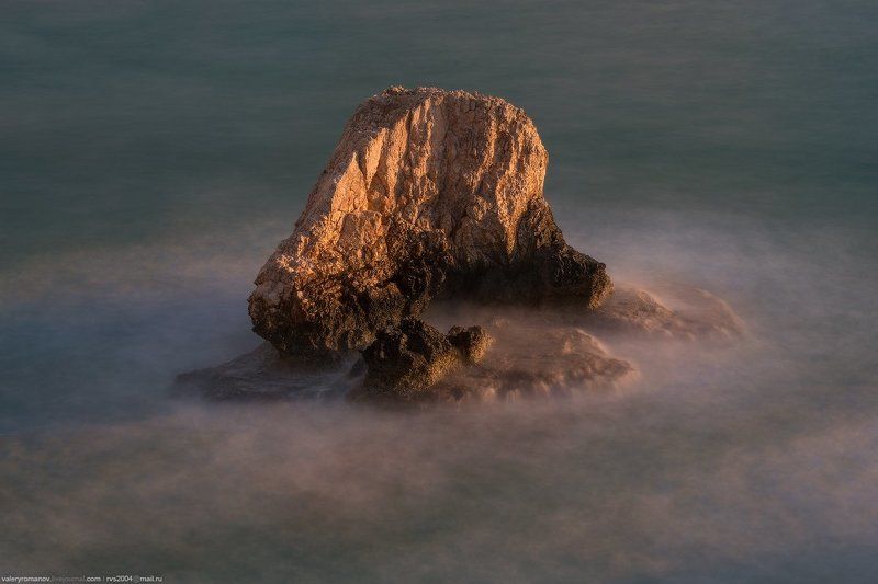 айя-напа, кипр, мост возлюбленных, море, скала, камень, закат, зима, солнце, море, синий, зеленый, земля Морское чудовище - The sea beast фото превью