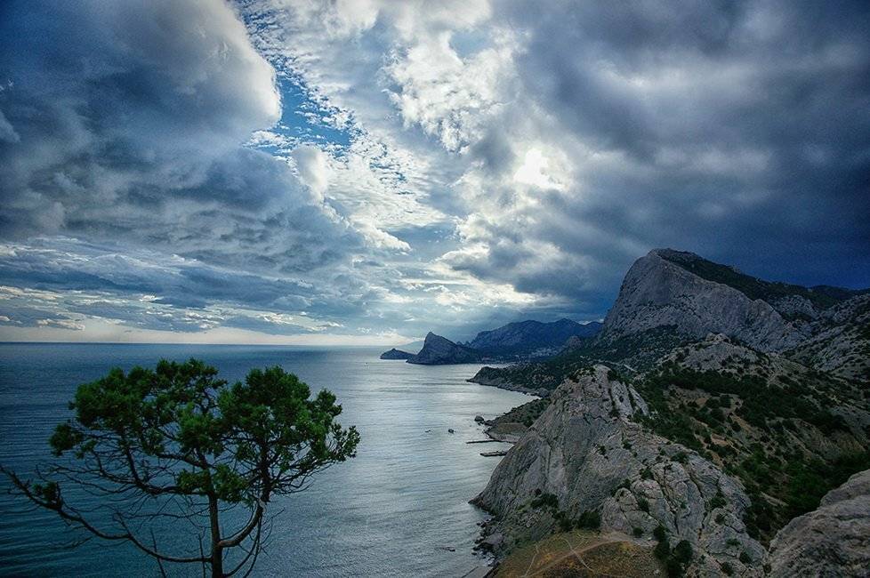 крым, горы, море, природа, облака, Владимир Крупочкин