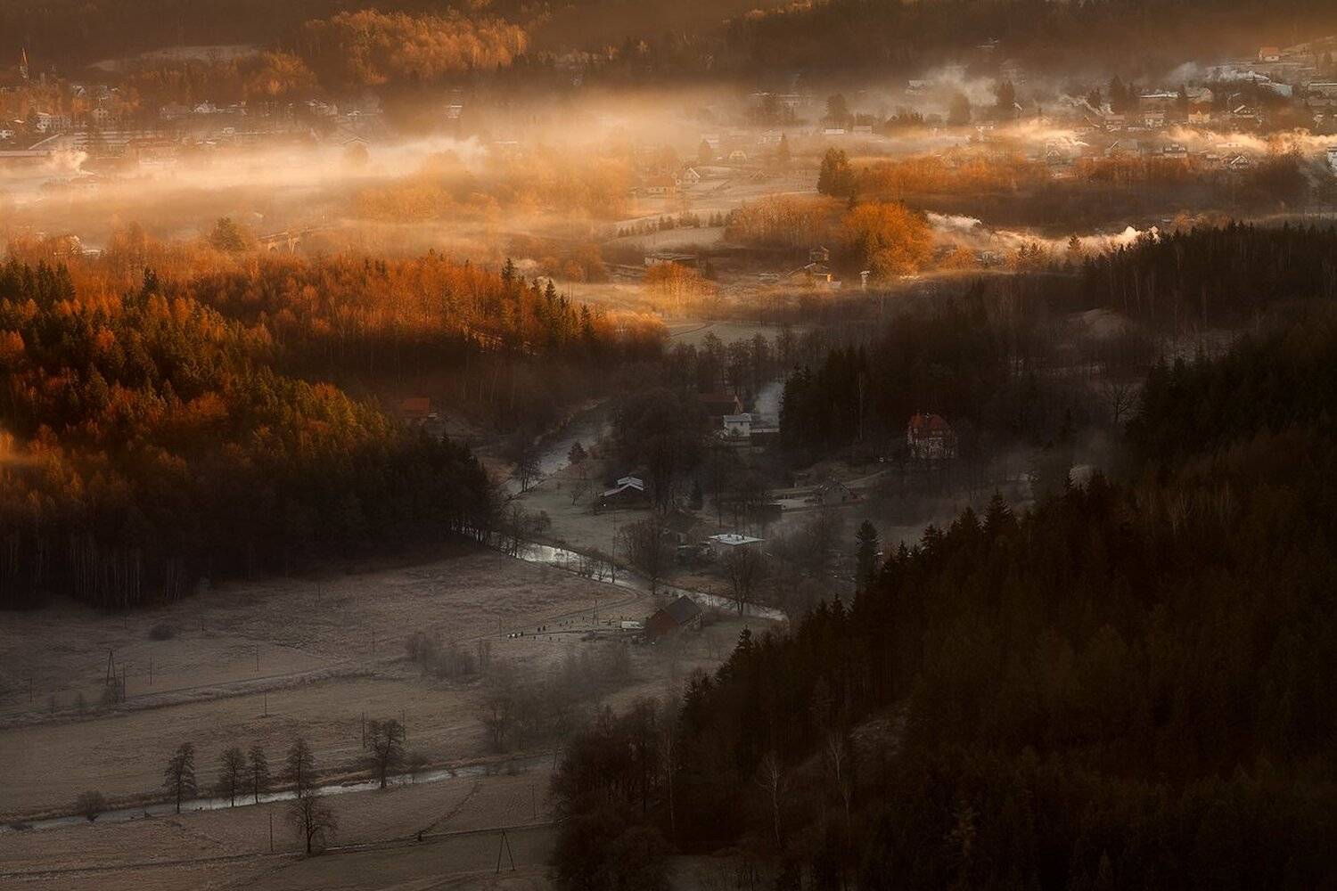 landscape,canon,mist,light,autumn, Iza,Darek