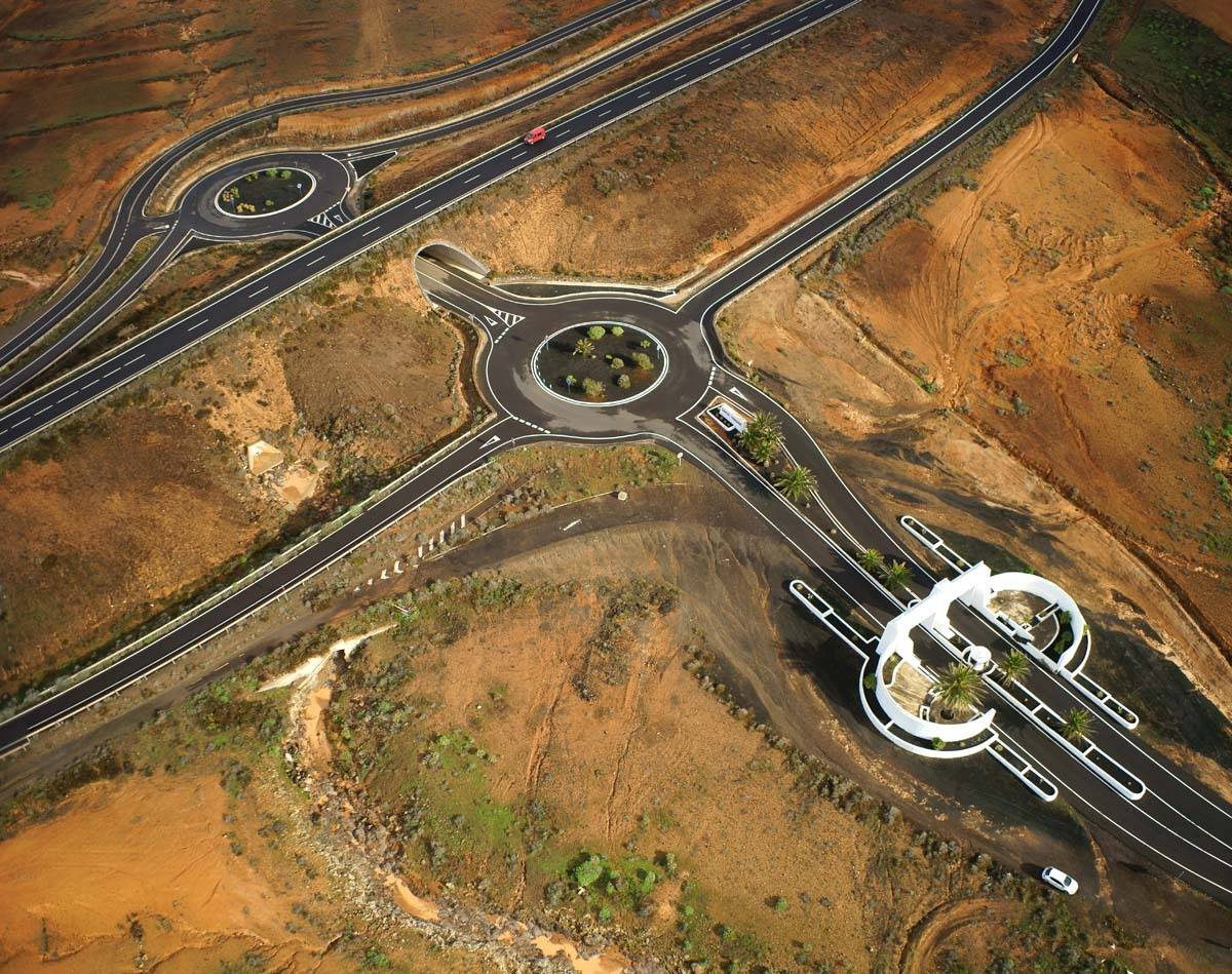 Испания, Канарские острова, Канары, Лансароте, дороги, трасса, шоссе , Борис Резванцев