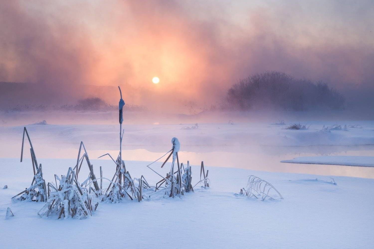 арамиль, урал, свердловская область, восход, закат, зима, пар, туман, свет, средний урал, река, исеть, Сергей Гарифуллин