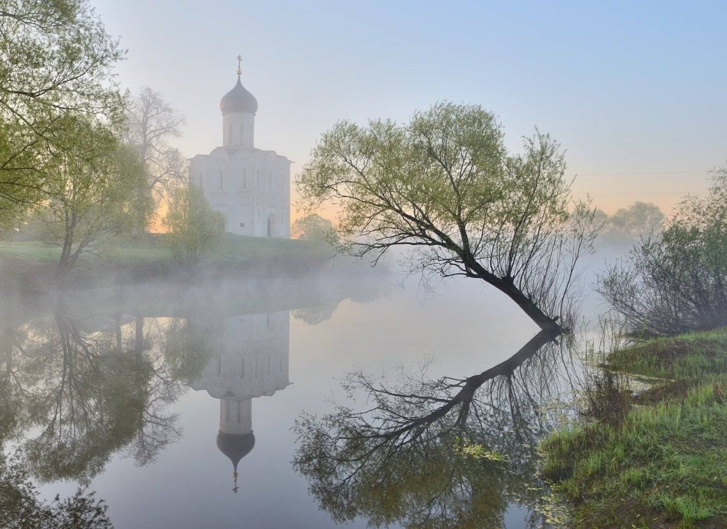 пейзаж, природа, отражение, весна, вода, нерль, россия, nikond7000, tamron, путешествие, Павел Афанасьев