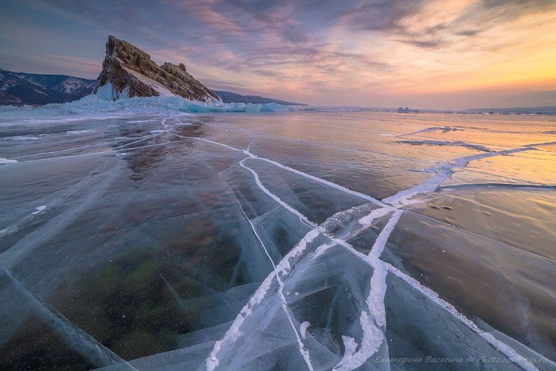 байкал, зима Байкальские диагонали фото превью