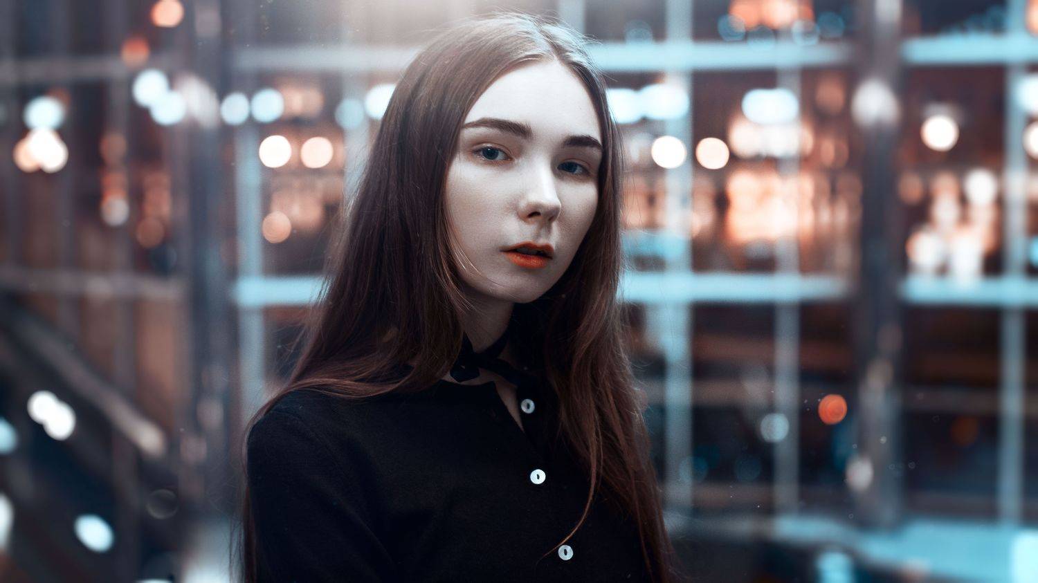 портрет, цвет, синий, ретушь, nikon, sigma, 35mm, art, вечер, вечерний портрет, Портнов Павел