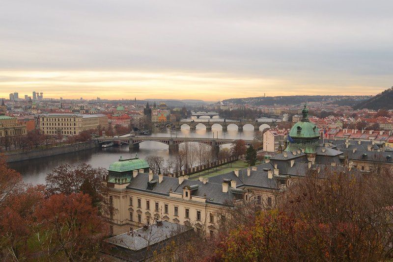 Прага, Влтава, Карлов мост  фото превью