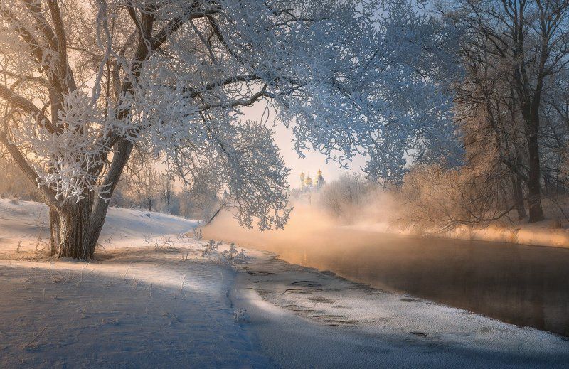 Морозное утро на Истре