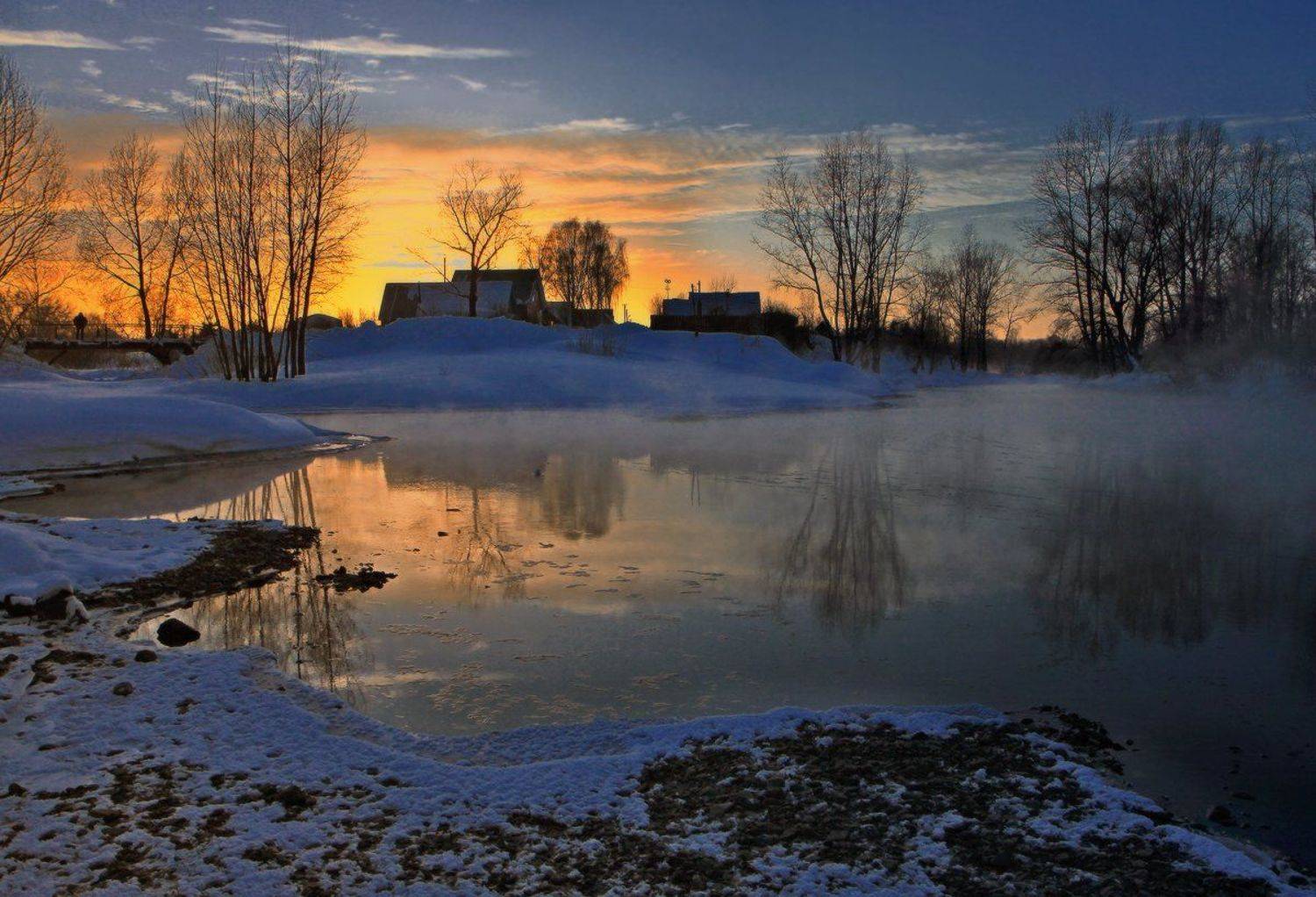 закат, томь, безруково, Галина Хвостенко