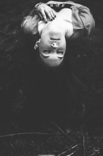 Upside down