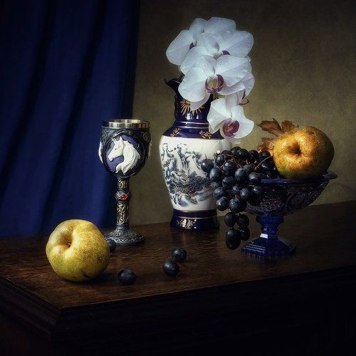 Натюрморт с китайской вазой