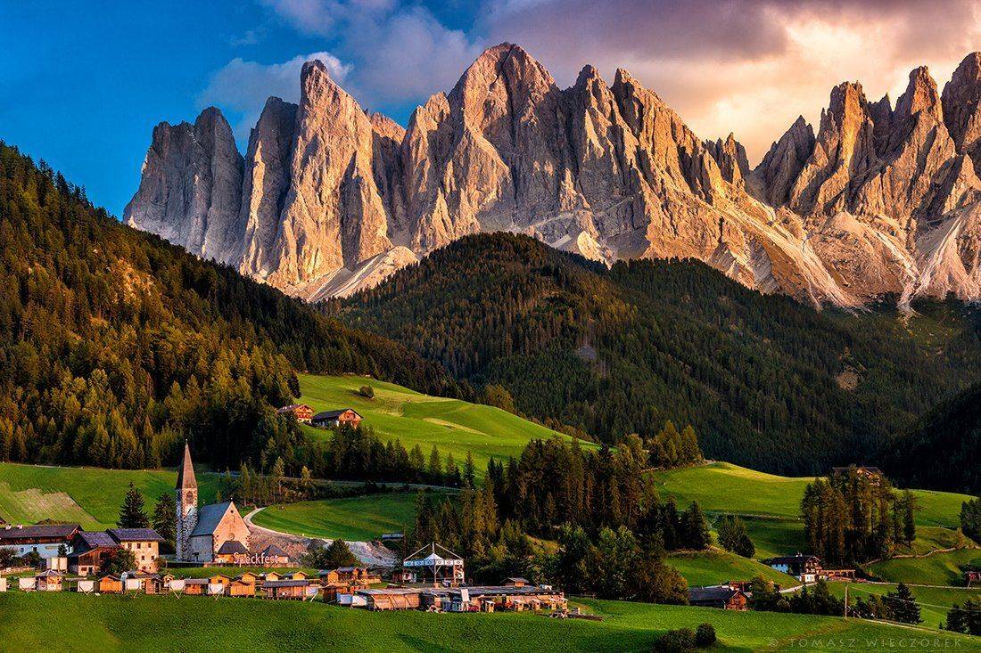 italia, italy, alps, dolomiti, dolomities, mountains, rocks, sunset, colours, peaks, Tomasz Wieczorek