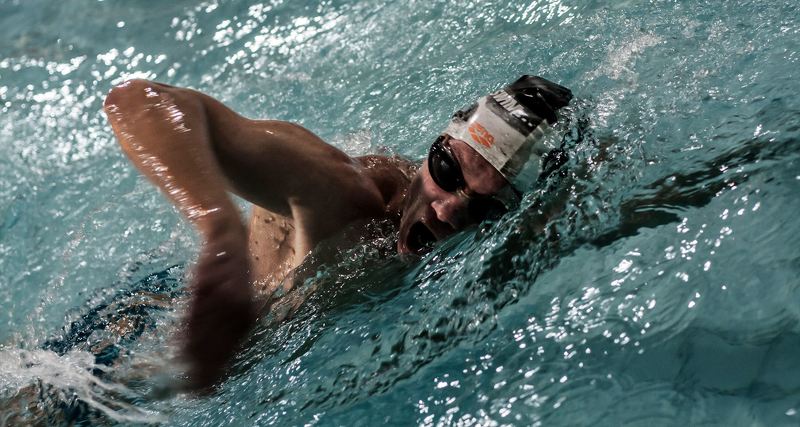 плаванье, кроль, вода, пловец, спортсмен, спорт, выносливость, динамика,  Вольный стиль фото превью