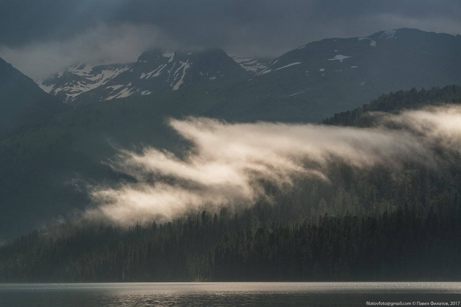 #алтай_чудеса_природы #алтай #сибирь #siberia #павел_филатов #pavel_filatov #filatovpavelaltai #катунский_хребет #тайменье #горы #озеро #туман, Павел Филатов