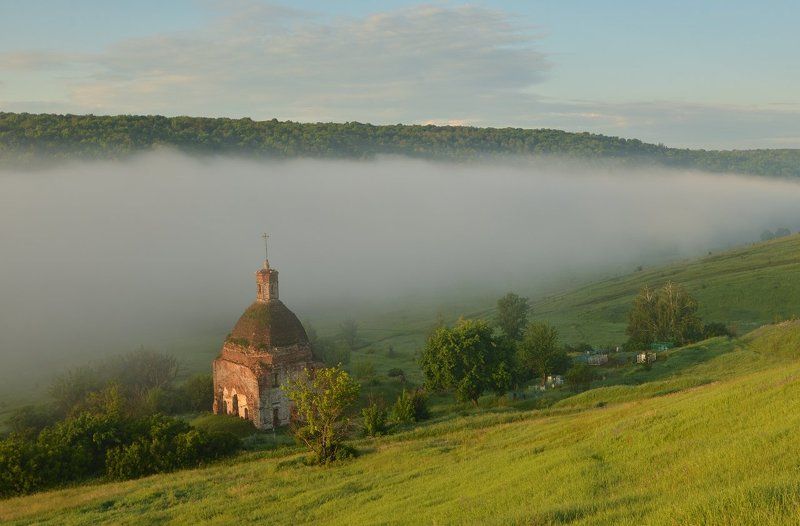 Туман-река фото превью